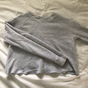 John Galt cropped long sleeve